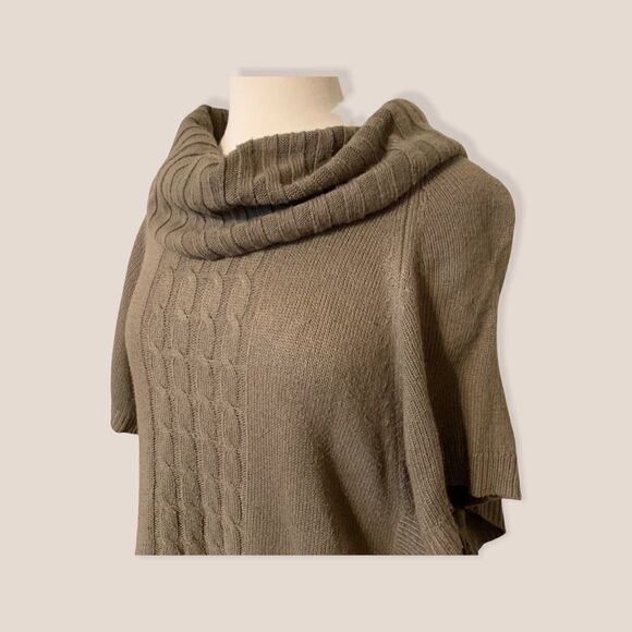 “The Limited”Sweater Cowl Neckline  Light Chocolate Brown size M - Picture 4 of 8